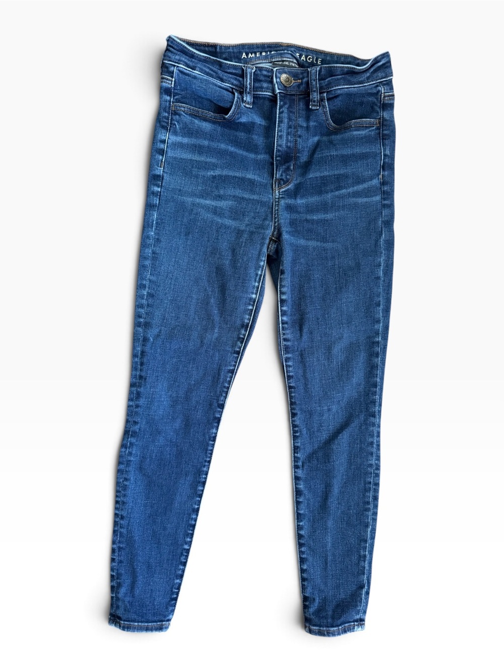 American Eagle Next Level stretch blue denim jeggings